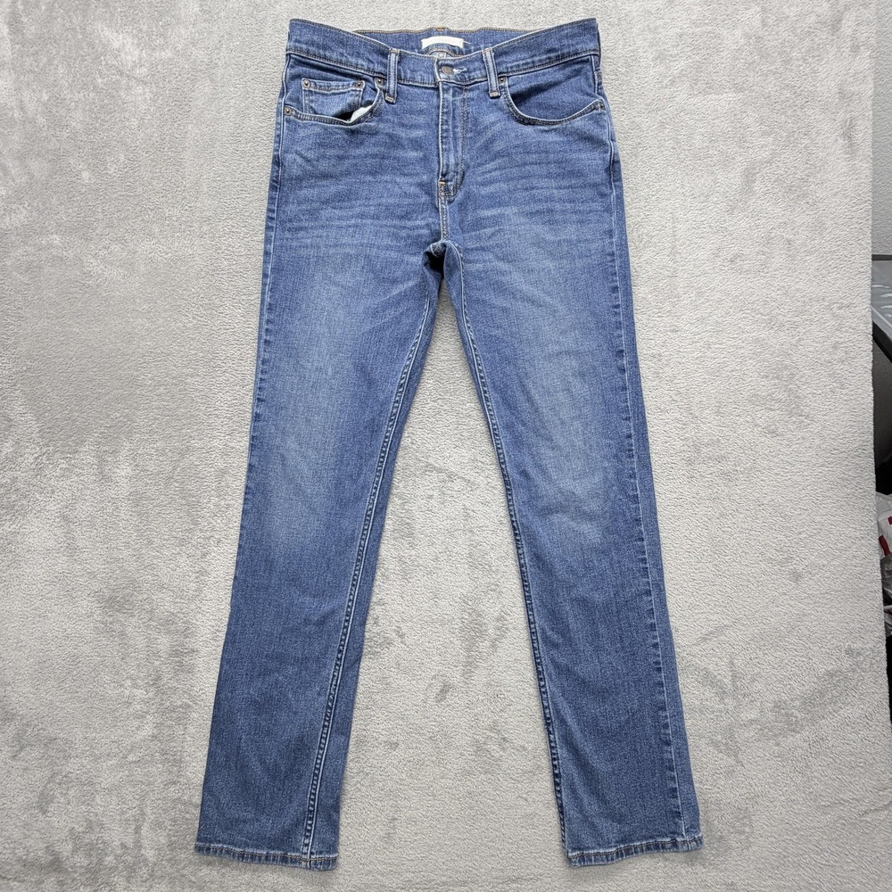 Abercrombie & Fitch Jeans Mens Measured 32x32 Blue Slim Straight Stretch